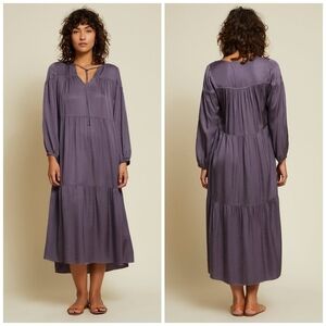 Nation LTD Wavery tiered dress S
